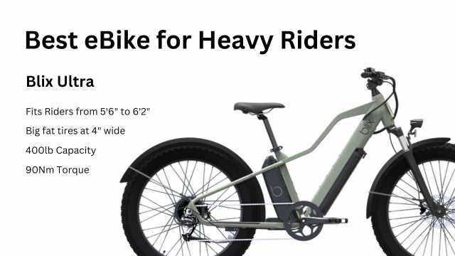 Best eBike for Heavy Riders