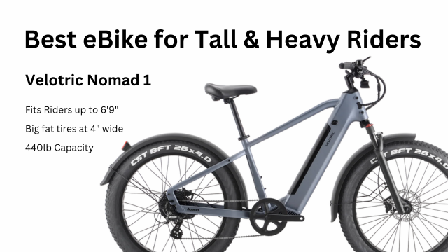 Best eBike for Tall and Heavy Riders